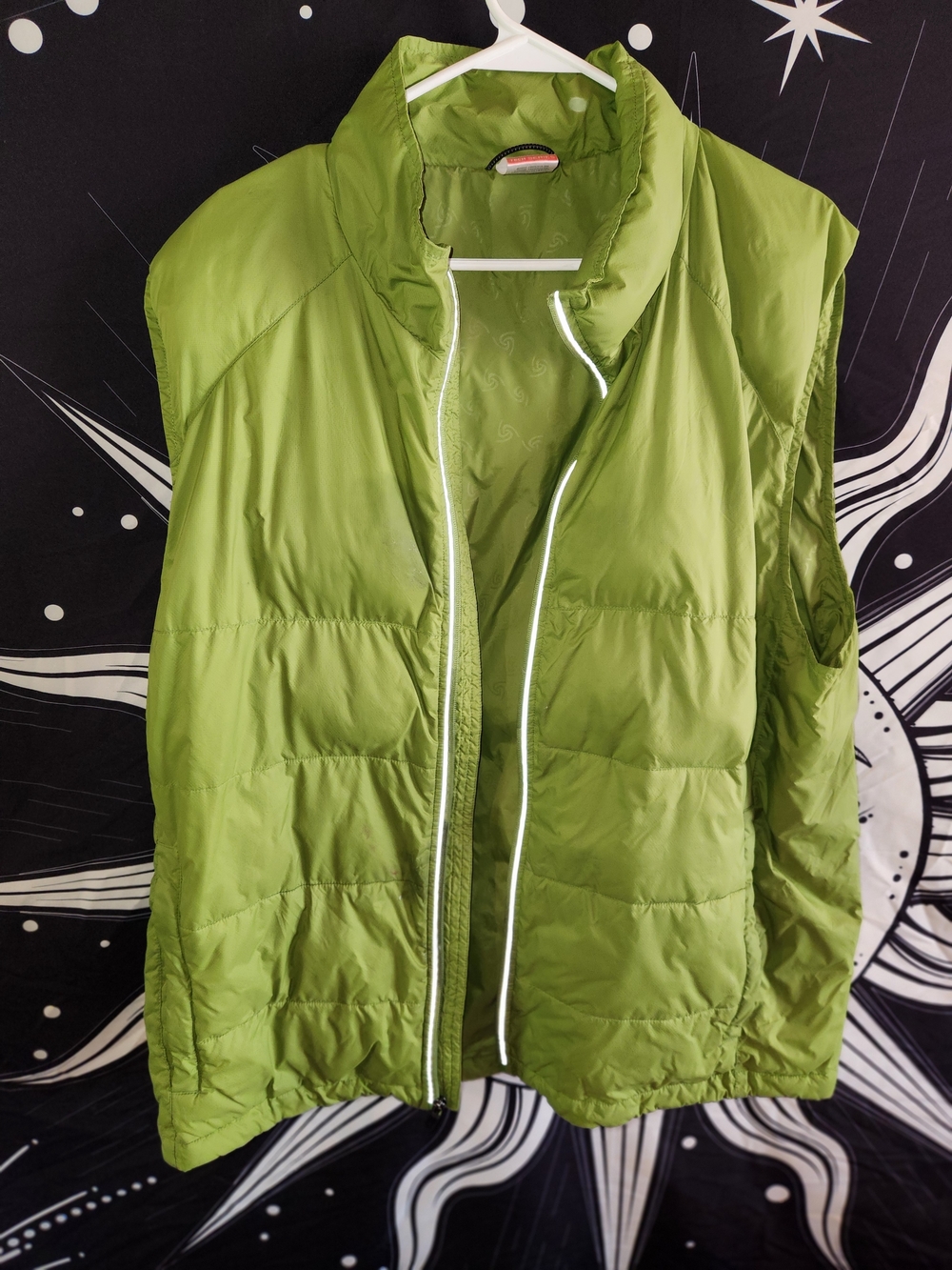 Olive Green Puffer Vest - Women's